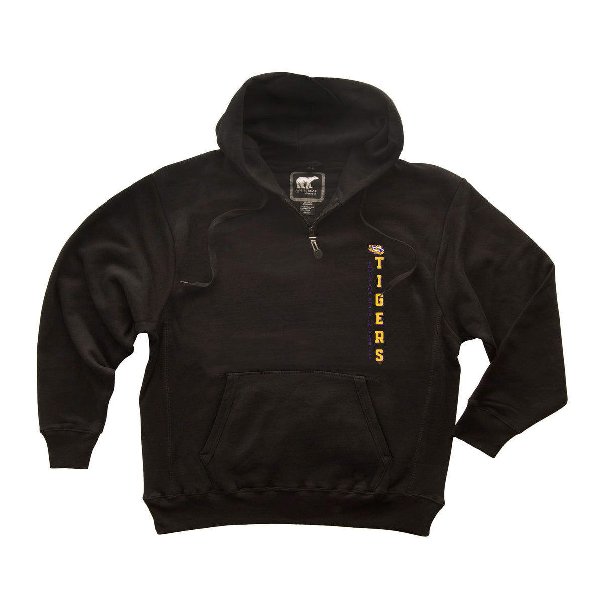 LSU Tigers Premium Fleece Hoodie - Vertical Louisiana State University Tigers