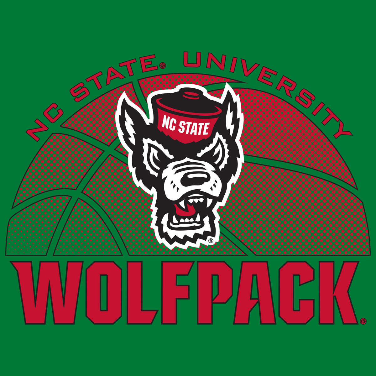 North Carolina State Wolfpack Tee Shirt - NC State Basketball