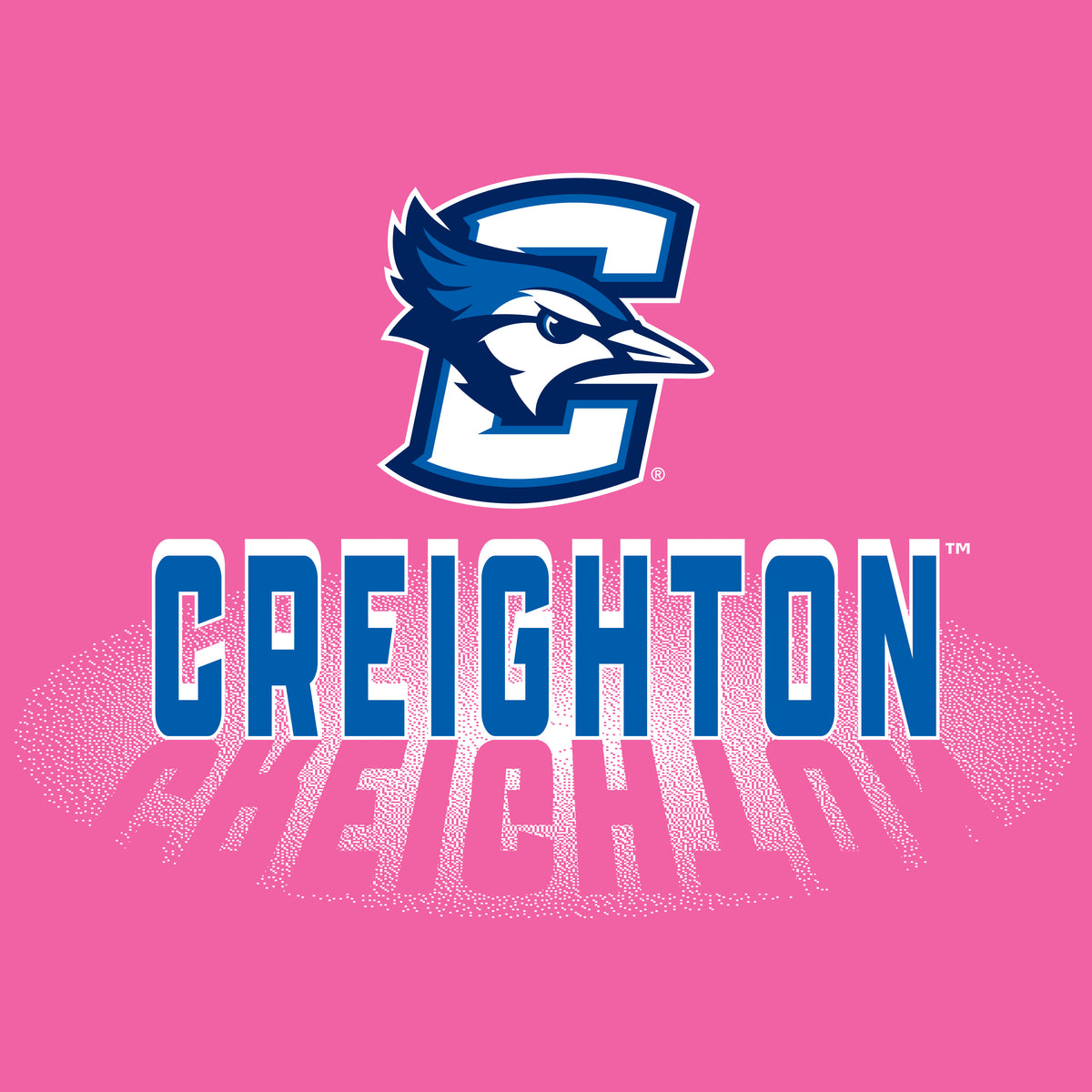Women's Creighton Bluejays Premium Tri-Blend Tee Shirt - Spotlight Creighton