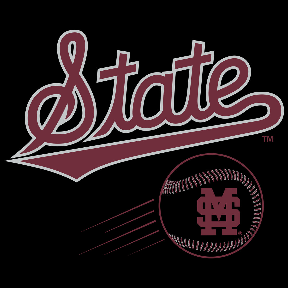 Mississippi State Bulldogs Tee Shirt - Mississippi State Baseball