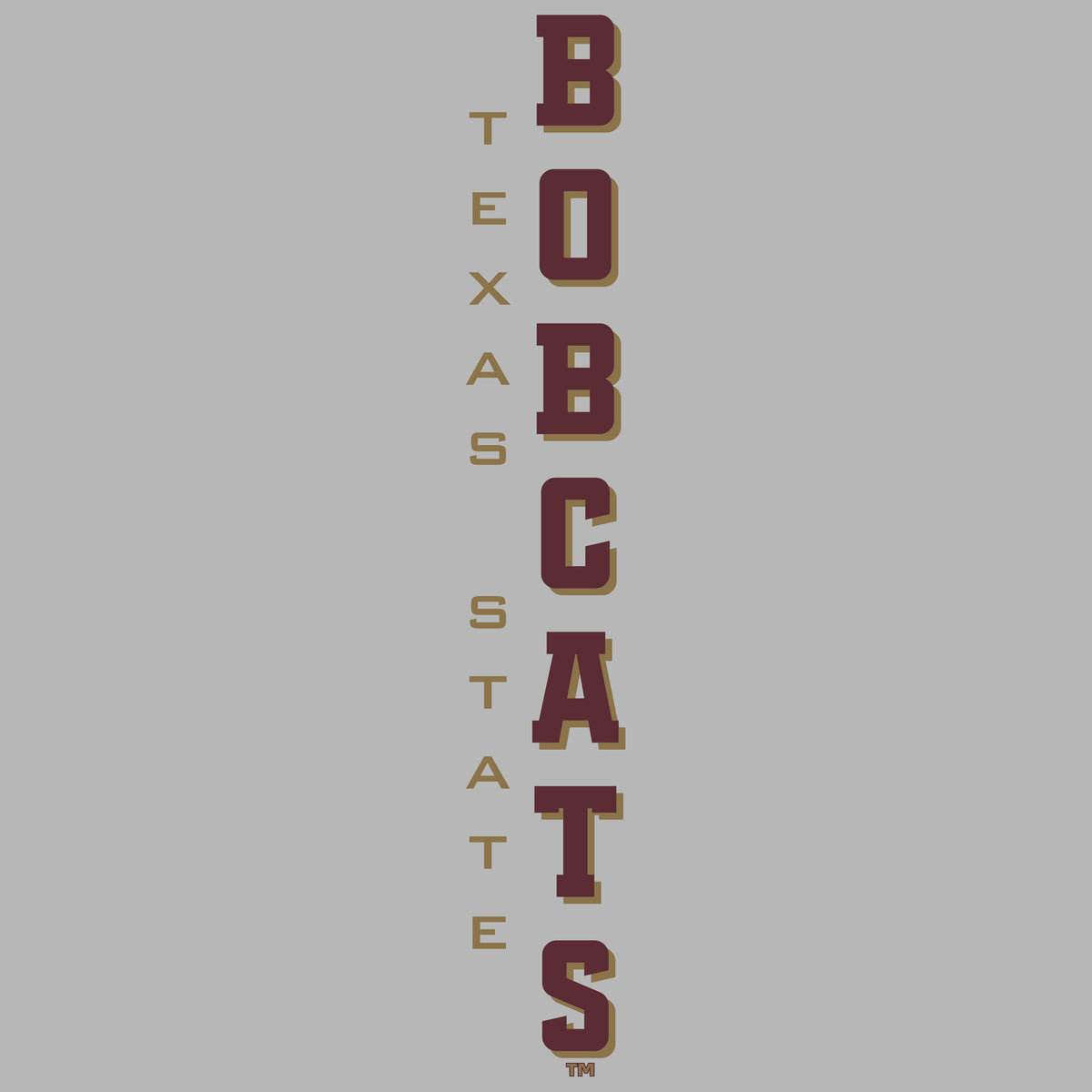 Women's Texas State Bobcats Tank Top - Vertical Texas State Bobcats