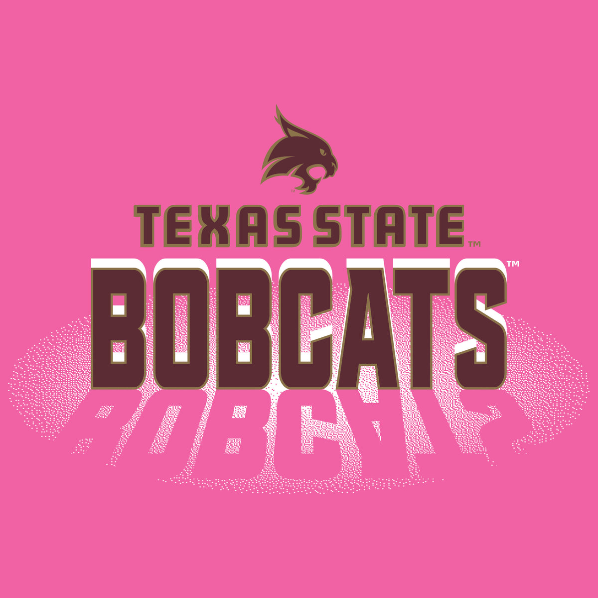 Women's Texas State Bobcats Premium Tri-Blend Tee Shirt - Spotlight Bobcats