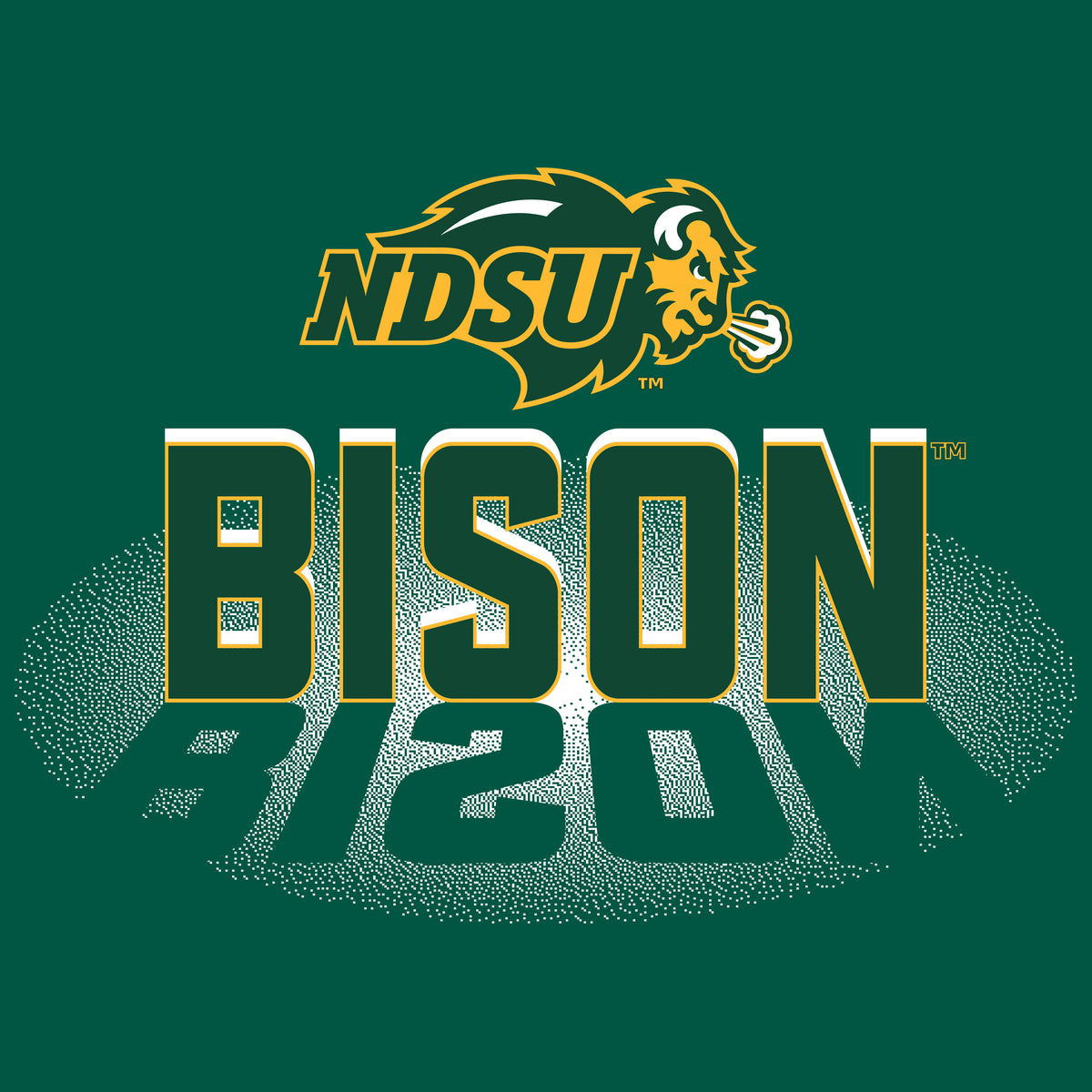 NDSU Bison Tee Shirt - Spotlight Bison