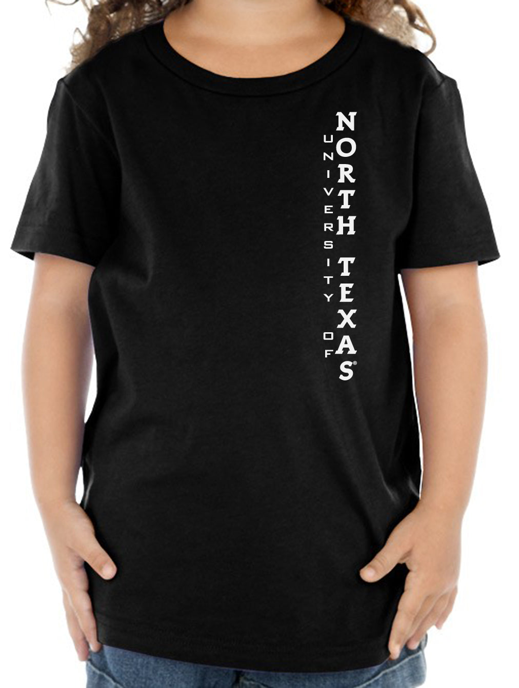North Texas Mean Green Toddler Tee Shirt - Vert University of North Texas