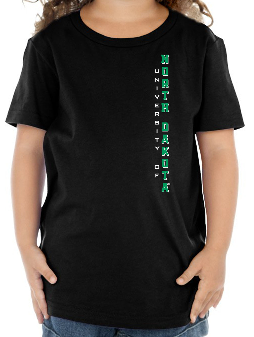 North Dakota Fighting Hawks Toddler Tee Shirt - Vertical University of North Dakota