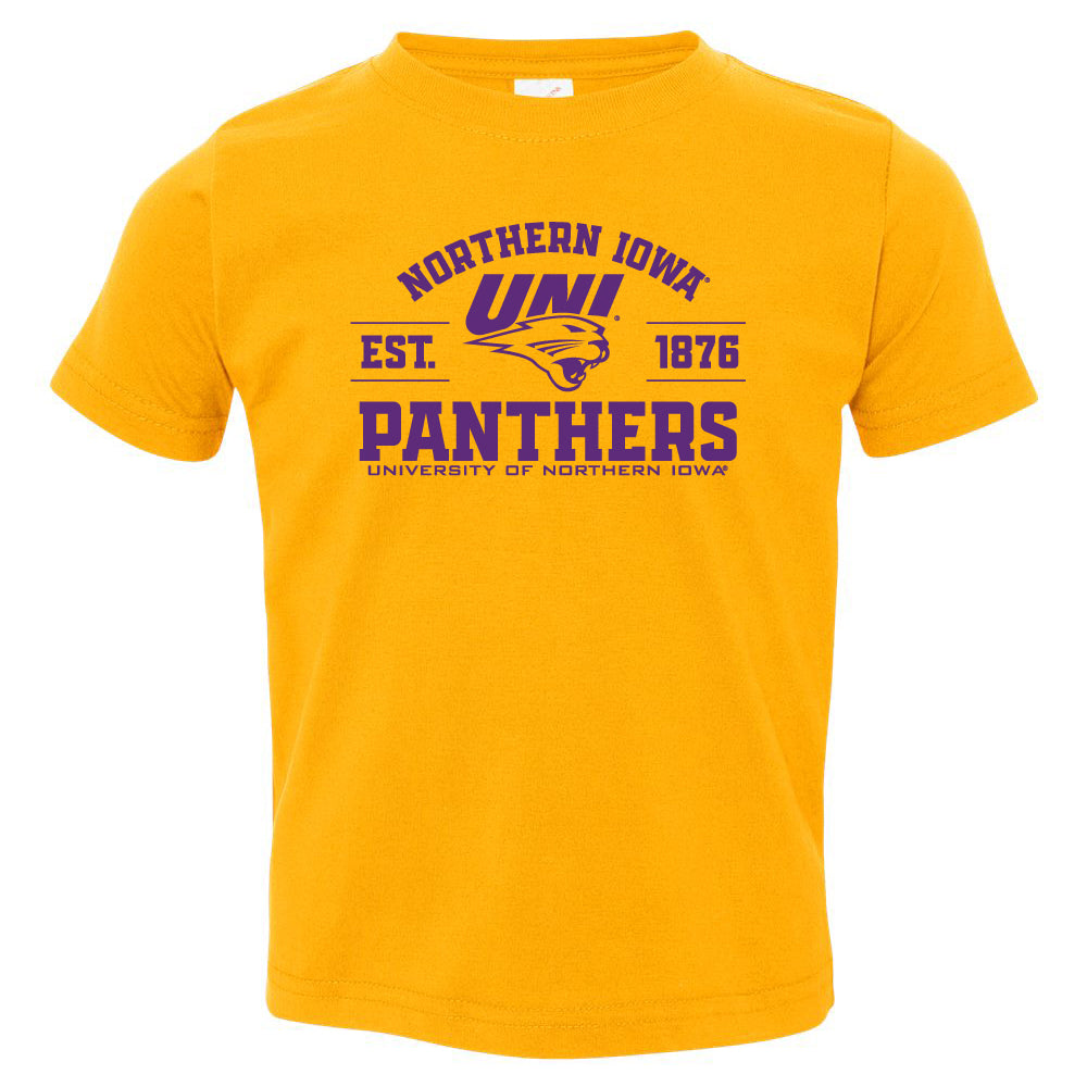 Northern Iowa Panthers Toddler Tee Shirt - UNI Established 1876