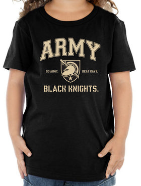 Army Black Knights Toddler Tee Shirt - Army Arch Primary Logo