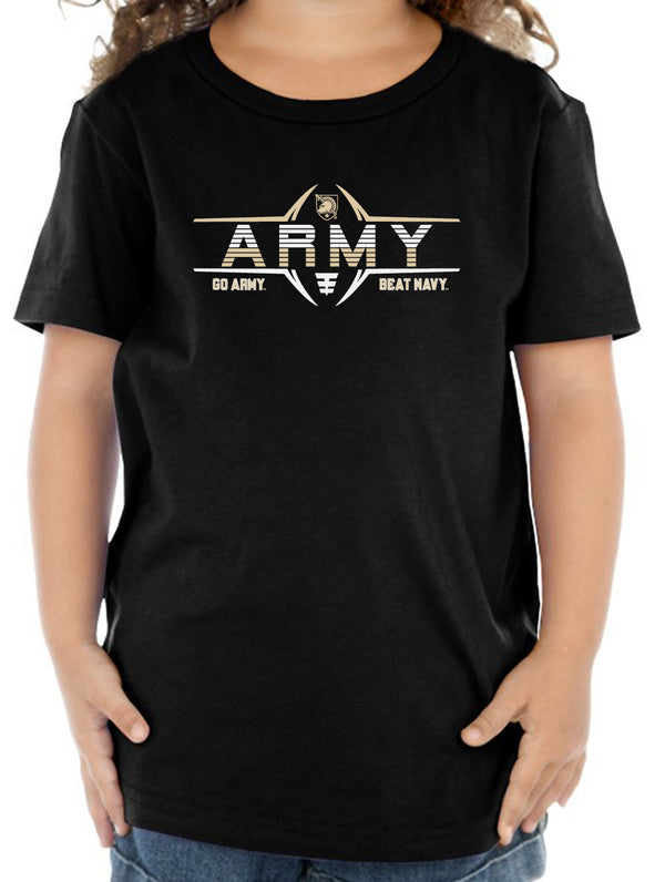 Army Black Knights Toddler Tee Shirt - Army Football Laces