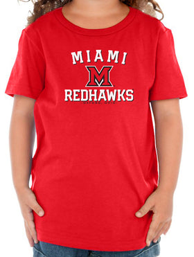 Miami University RedHawks Toddler Tee Shirt - Miami of Ohio Primary Logo