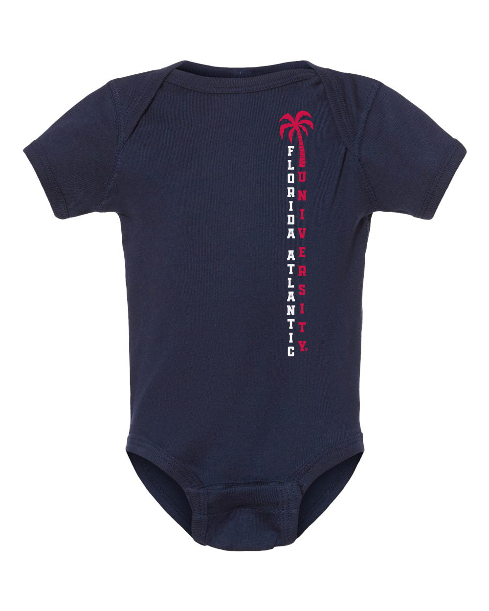 Florida Atlantic Owls Infant Onesie - FAU Vertical Palm Tree