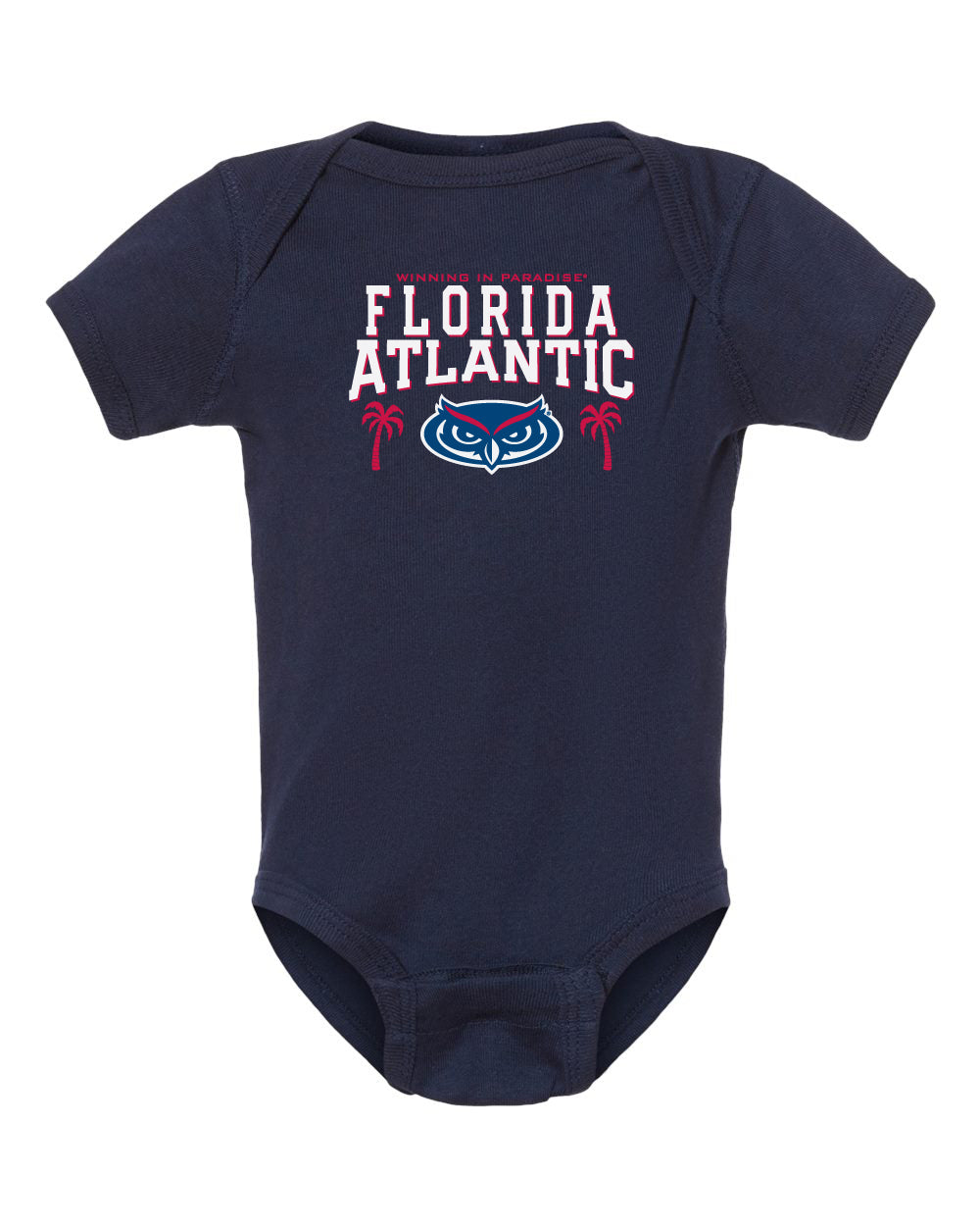 Florida Atlantic Owls Infant Onesie - FAU Logo Winning in Paradise