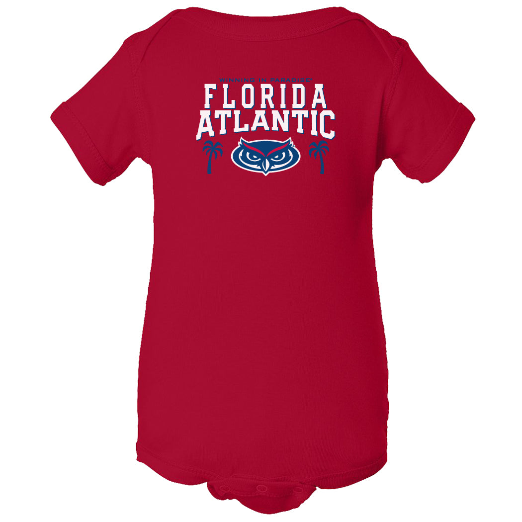Florida Atlantic Owls Infant Onesie - FAU Owls Winning in Paradise