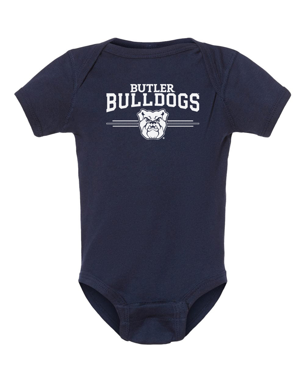Butler Bulldogs Infant Onesie - Bulldogs 3 Stripe Primary Logo