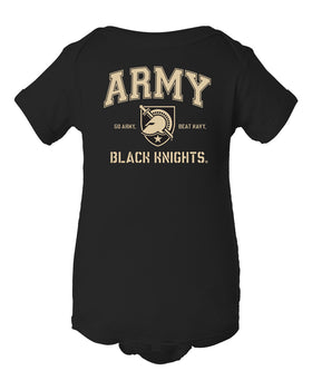 Army Black Knights Infant Onesie - Army Arch Primary Logo