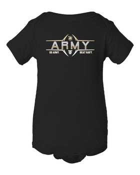 Army Black Knights Infant Onesie - Army Football Laces