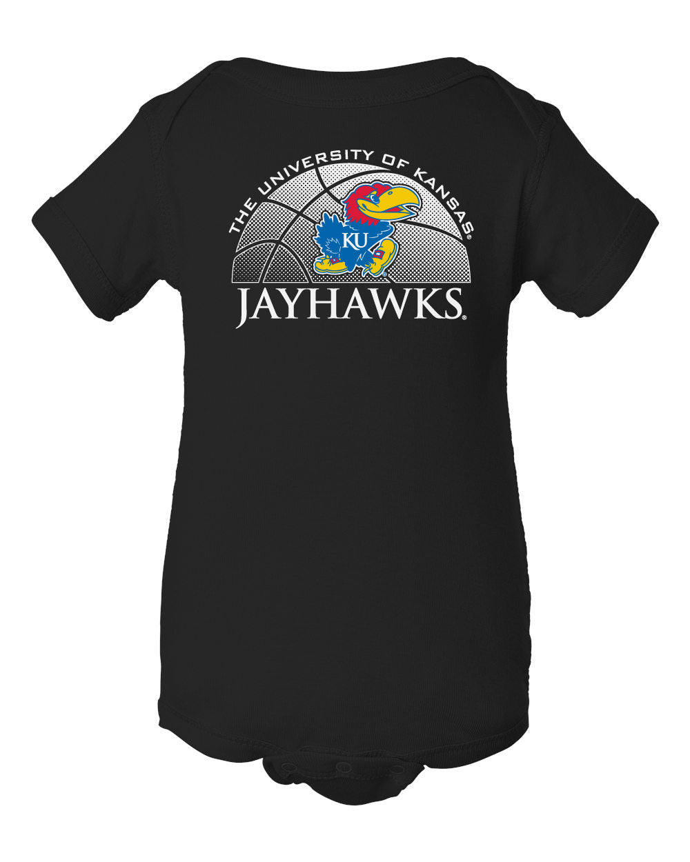 Kansas Jayhawks Infant Onesie - Kansas Basketball Primary Logo