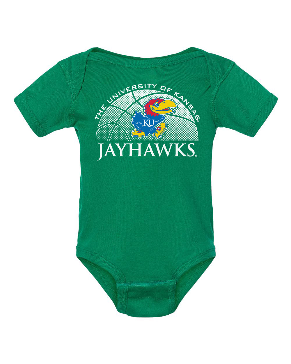 Kansas Jayhawks Infant Onesie - Kansas Basketball Primary Logo