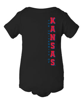 Kansas Jayhawks Infant Onesie - Vertical University of Kansas