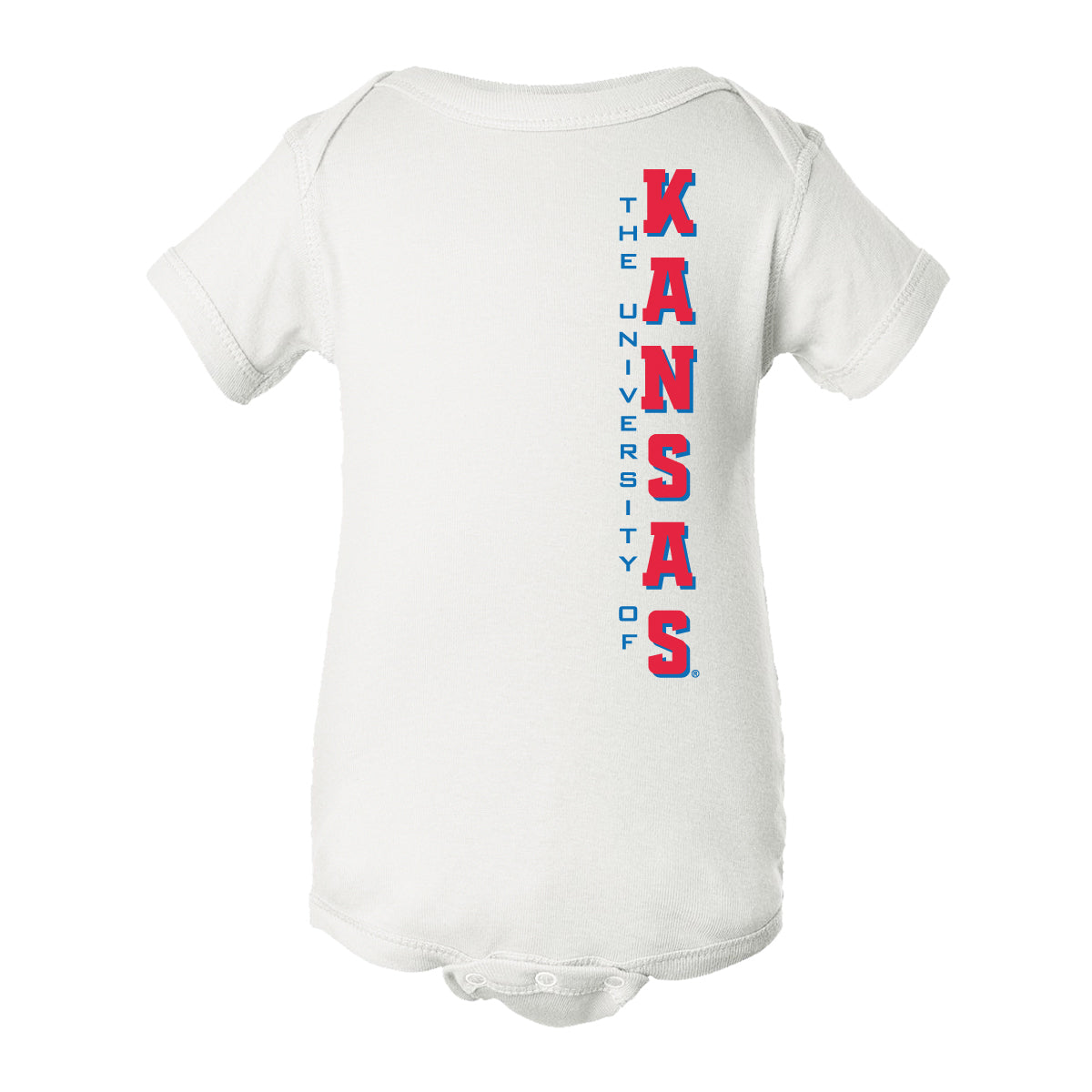 Kansas Jayhawks Infant Onesie - Vertical University of Kansas