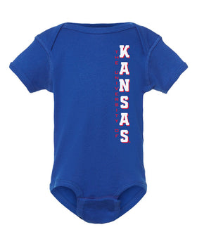 Kansas Jayhawks Infant Onesie - Vertical University of Kansas