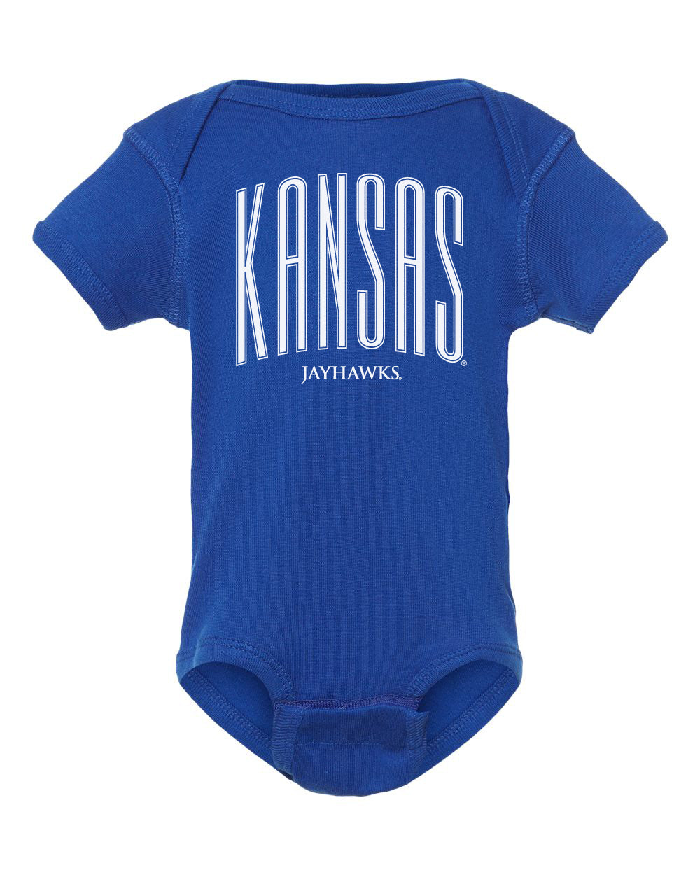 Kansas Jayhawks Infant Onesie - Tall Kansas Small Jayhawks