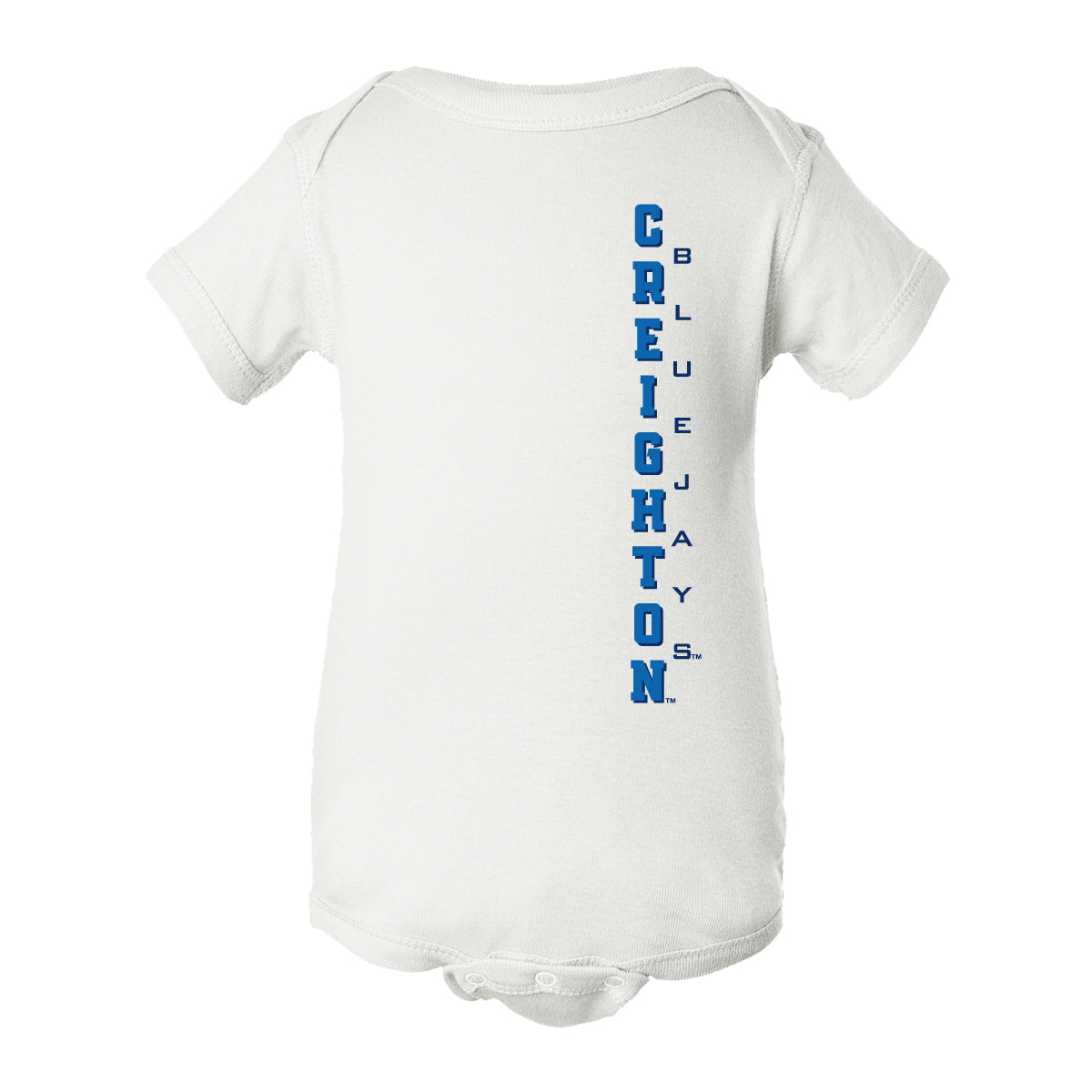 Creighton Bluejays Infant Onesie - Vertical Creighton Bluejays