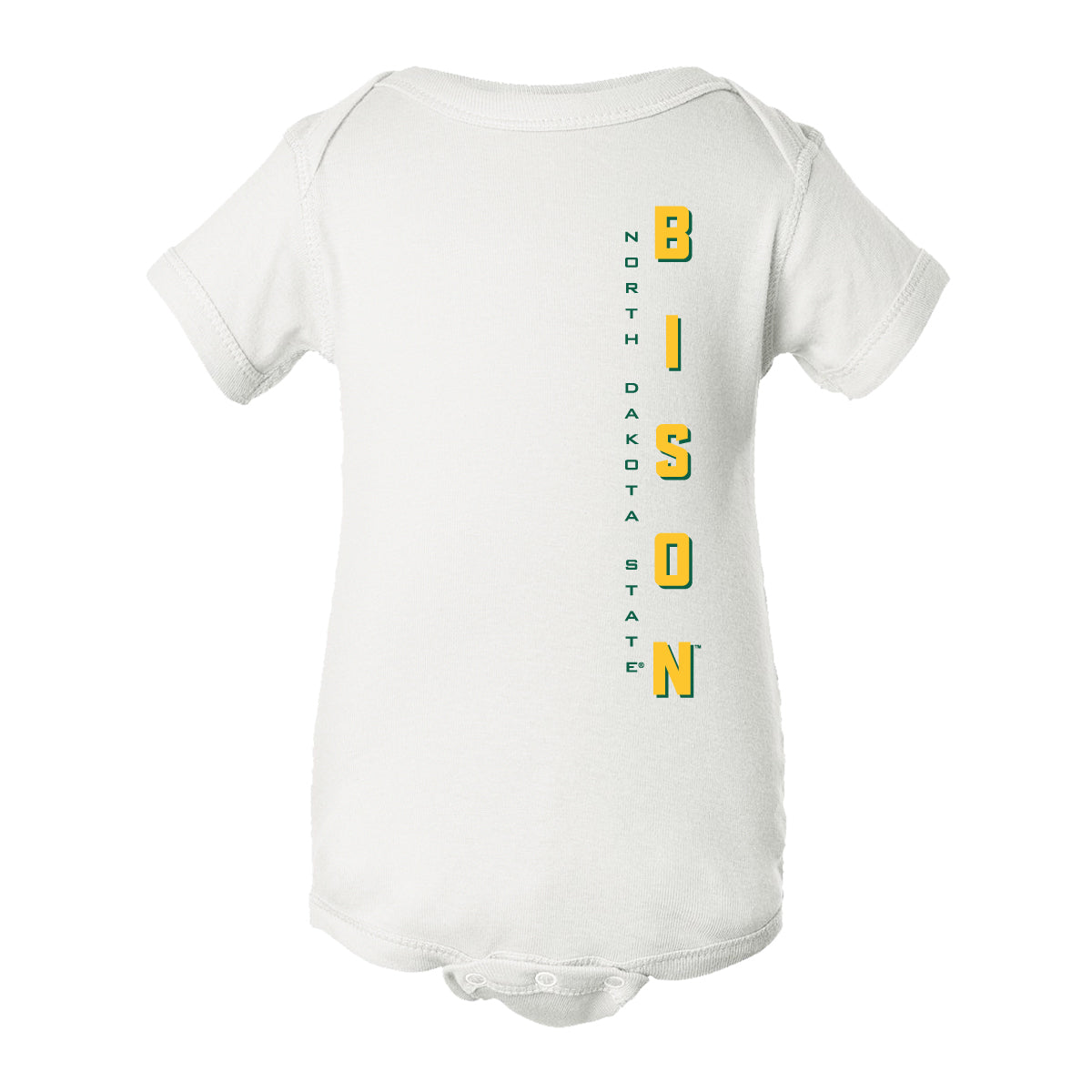NDSU Bison Infant Onesie - Vertical BISON