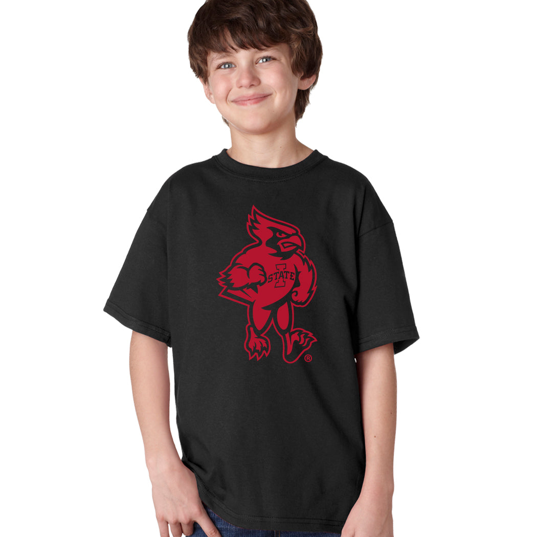Iowa State Cyclones Boys Tee Shirt - Mascot Cy Full Body