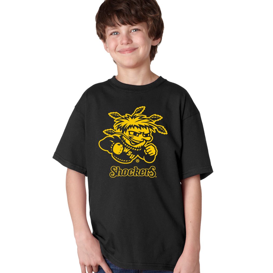 Wichita State Shockers Boys Tee Shirt - WuShock Logo