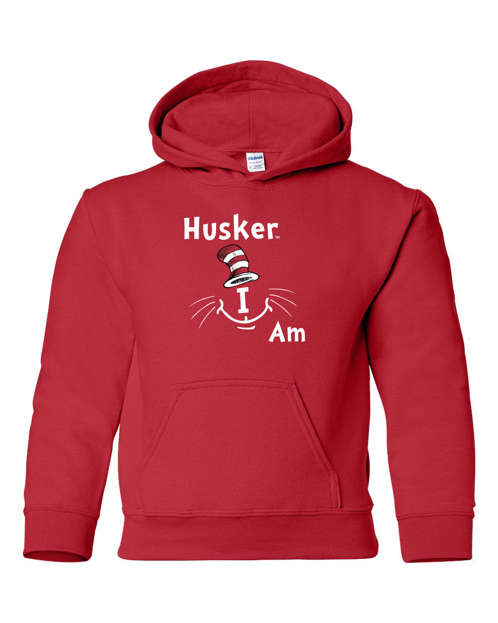 Nebraska Cornhuskers "Husker I Am" Youth Hooded Sweatshirt