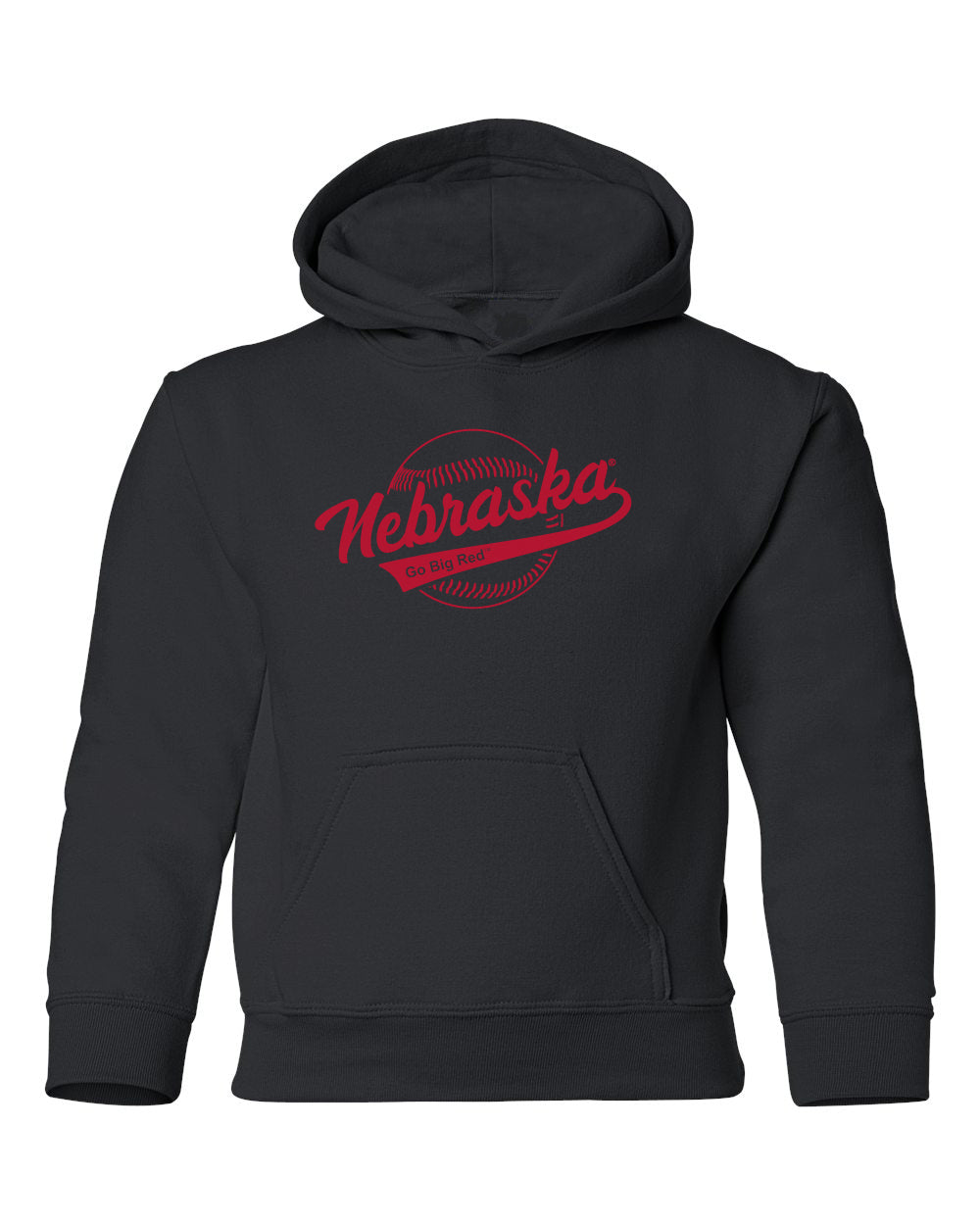 Nebraska Huskers Youth Hooded Sweatshirt - Script Nebraska Baseball
