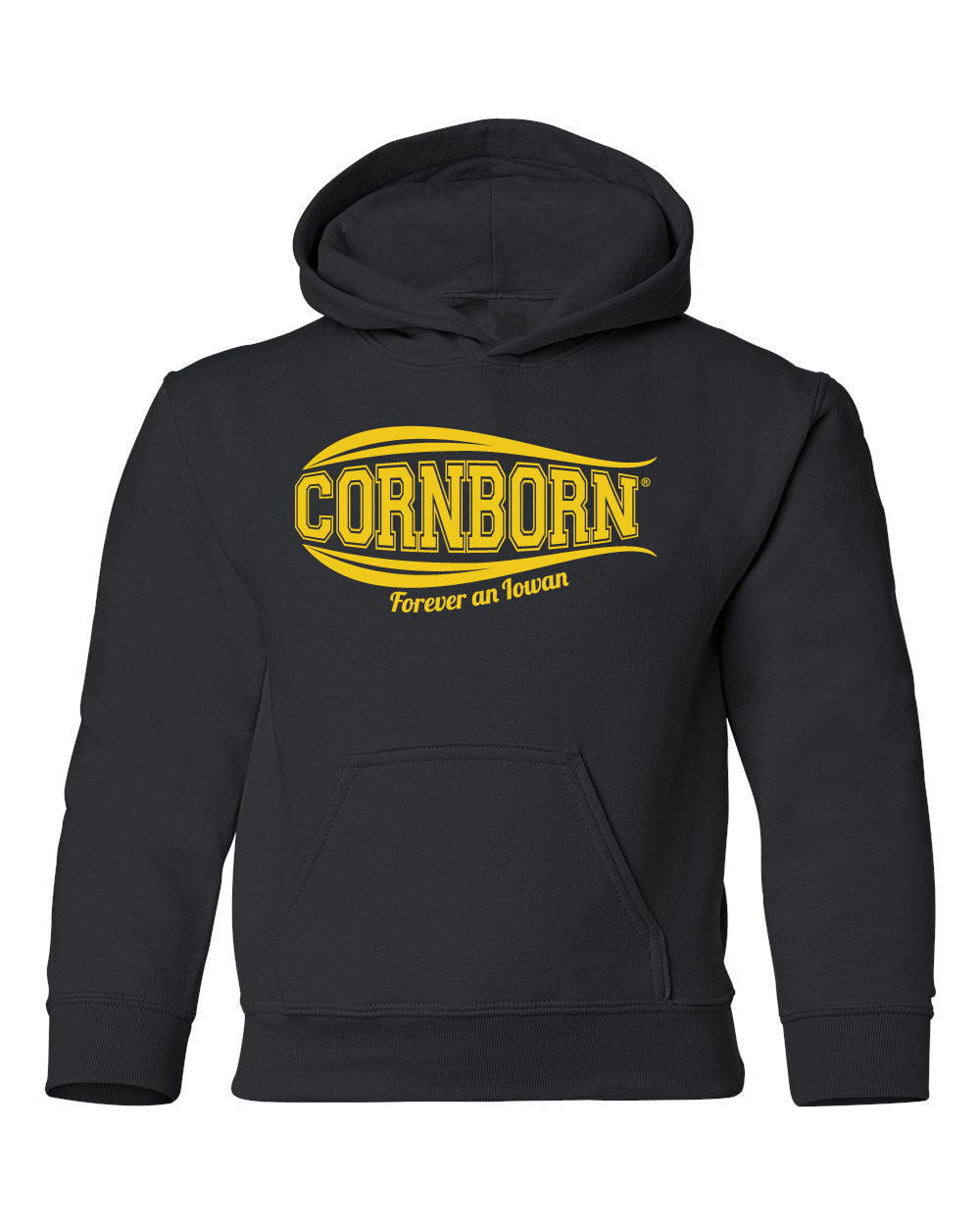 Iowa Hawkeyes Youth Hooded Sweatshirt - Forever an Iowan