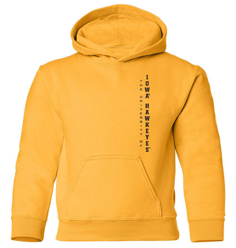 Iowa Hawkeyes Youth Hooded Sweatshirt - Vert University of Iowa Hawkeyes