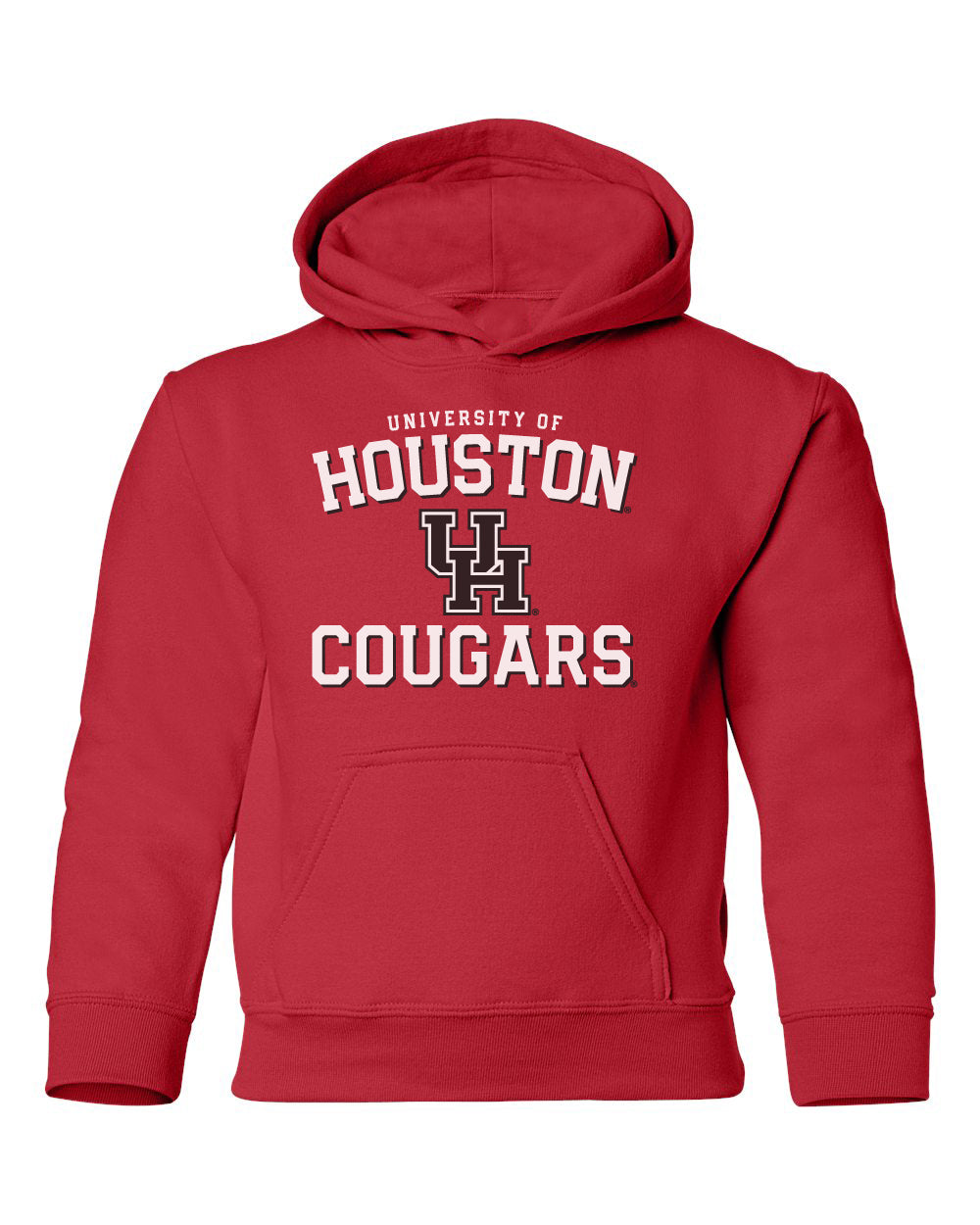 Houston Cougars Youth Hooded Sweatshirt - University of Houston UH Cougars Arch