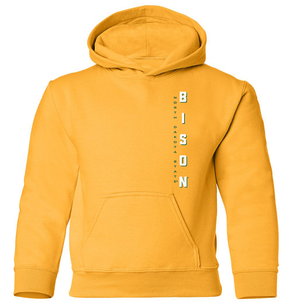 NDSU Bison Youth Hooded Sweatshirt - Vert North Dakota State BISON