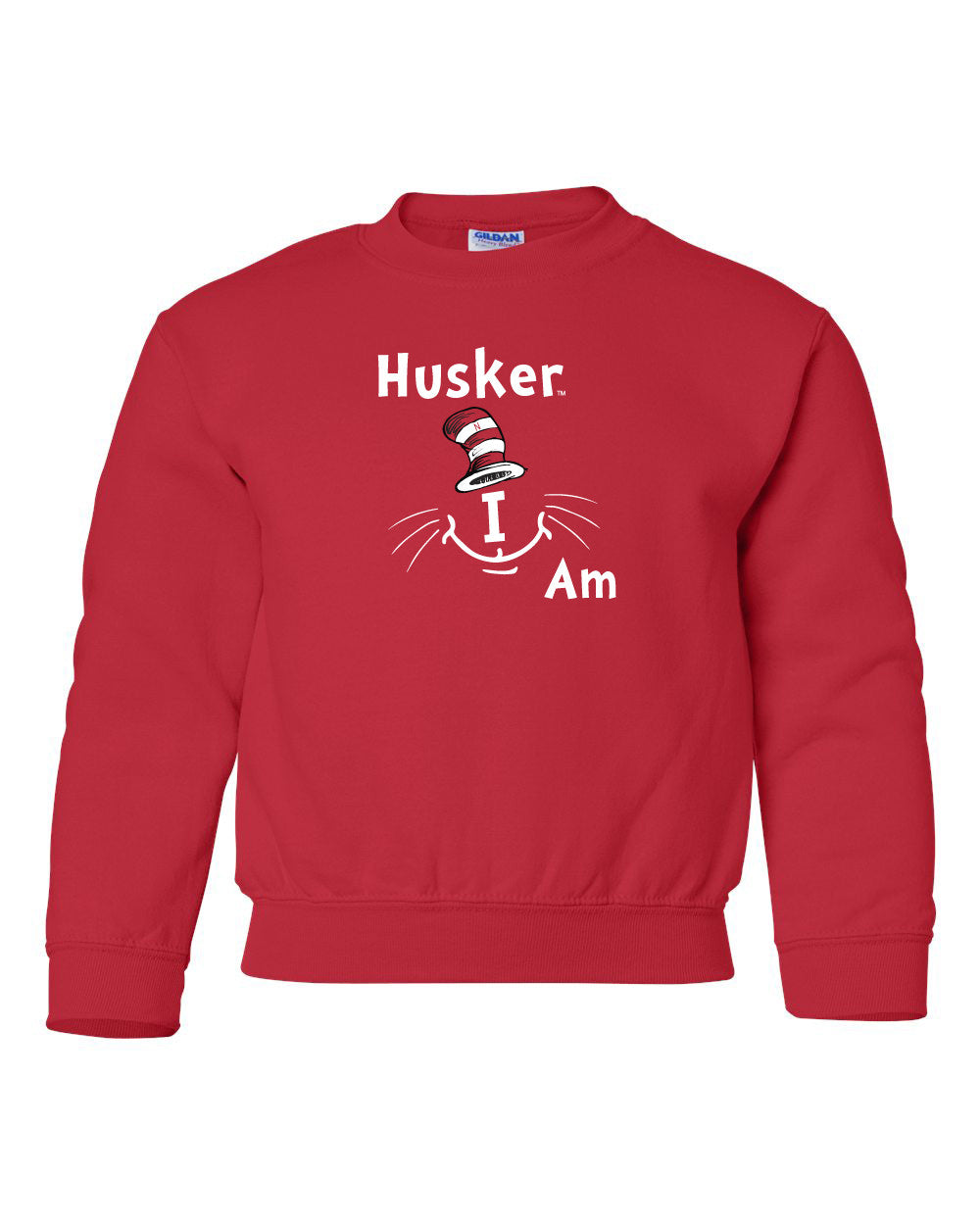 Nebraska Cornhuskers "Husker I Am" Youth Crewneck Sweatshirt