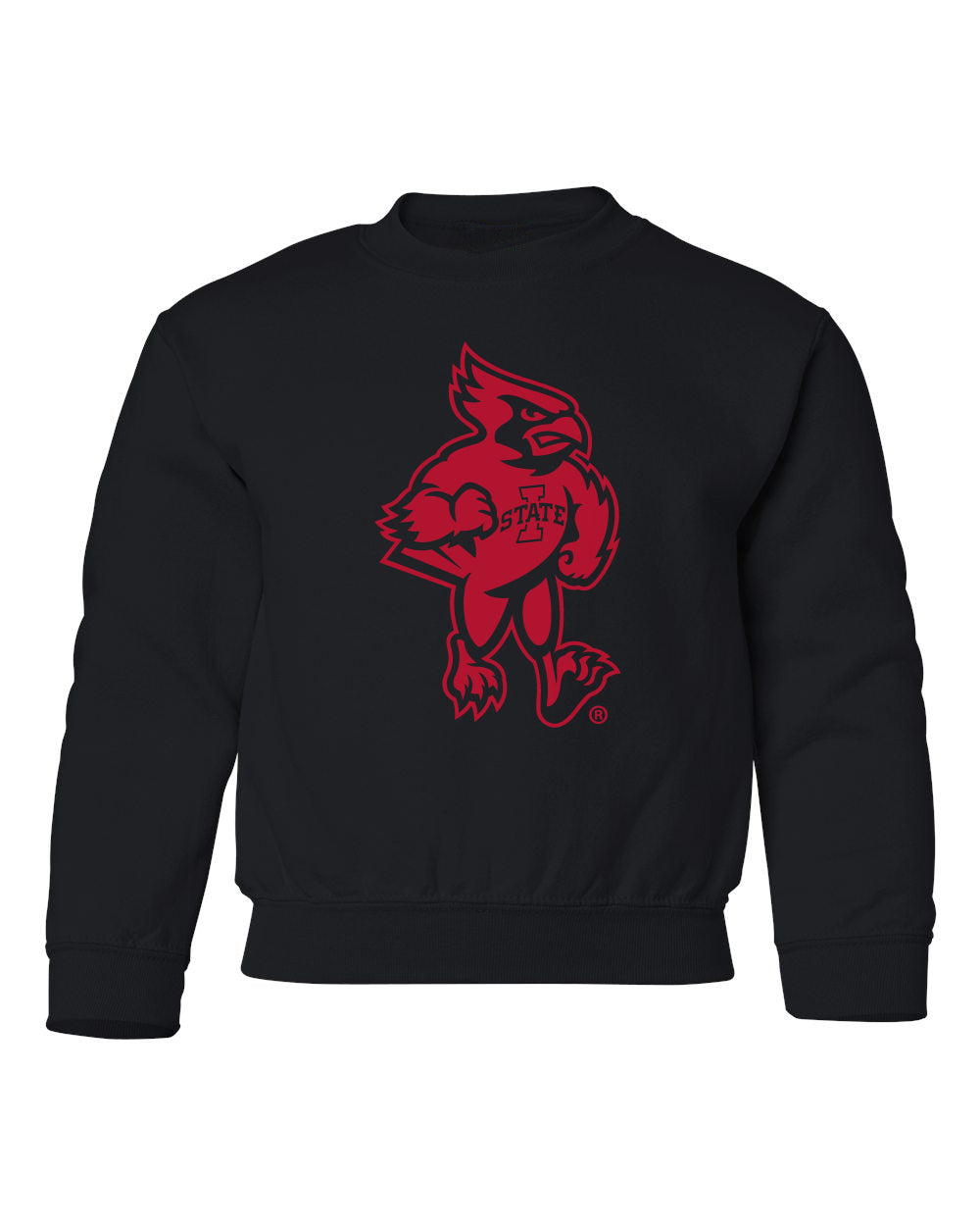 Iowa State Cyclones Youth Crewneck Sweatshirt - Mascot Cy Full Body