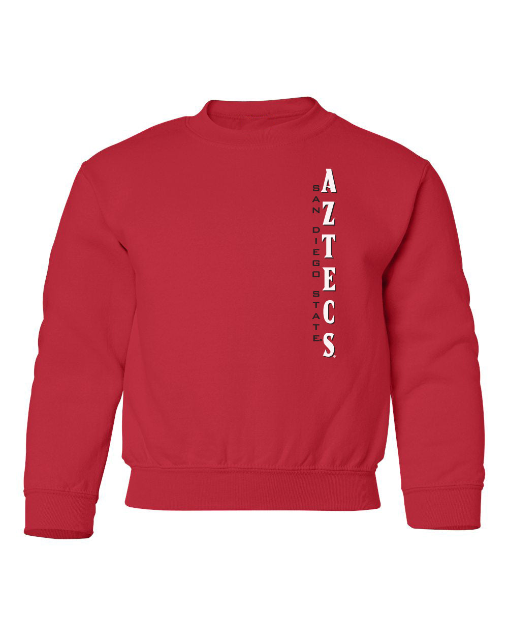 San Diego State Aztecs Youth Crewneck Sweatshirt - Vertical Aztecs