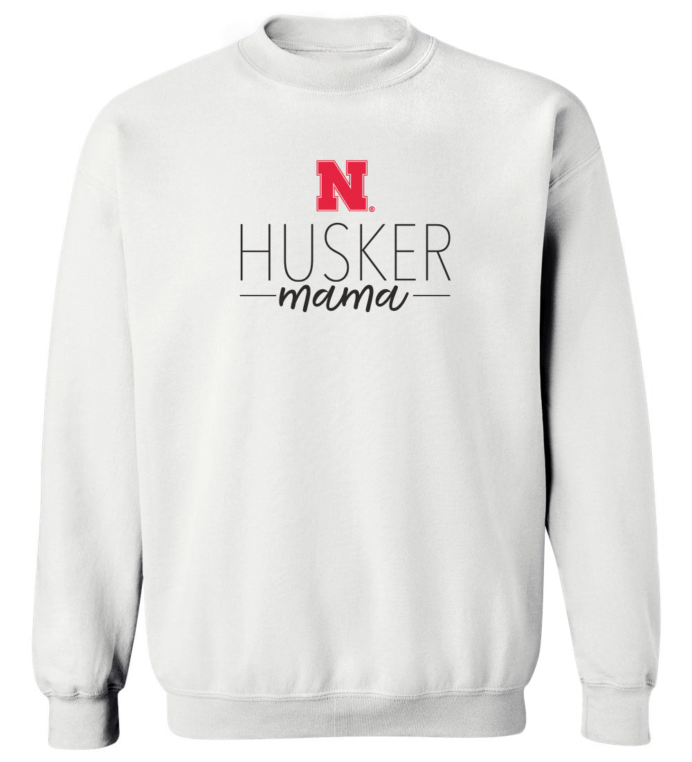 Women's Nebraska Huskers Crewneck Sweatshirt - Husker Mama