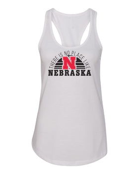 Women's Nebraska Huskers Tank Top - No Place Like Nebraska