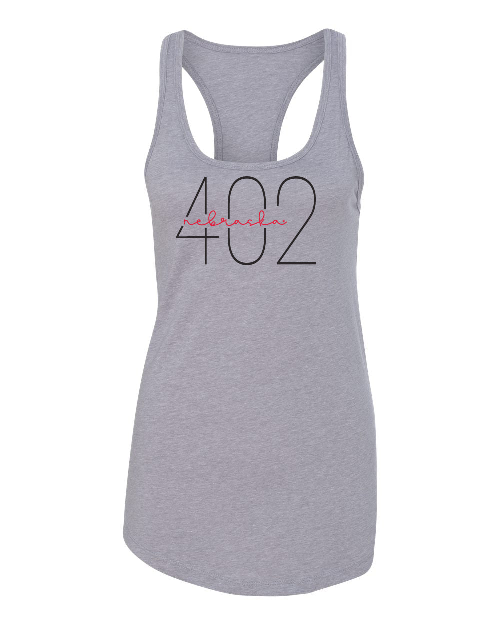Women's Nebraska Huskers Tank Top - 402 Area Code
