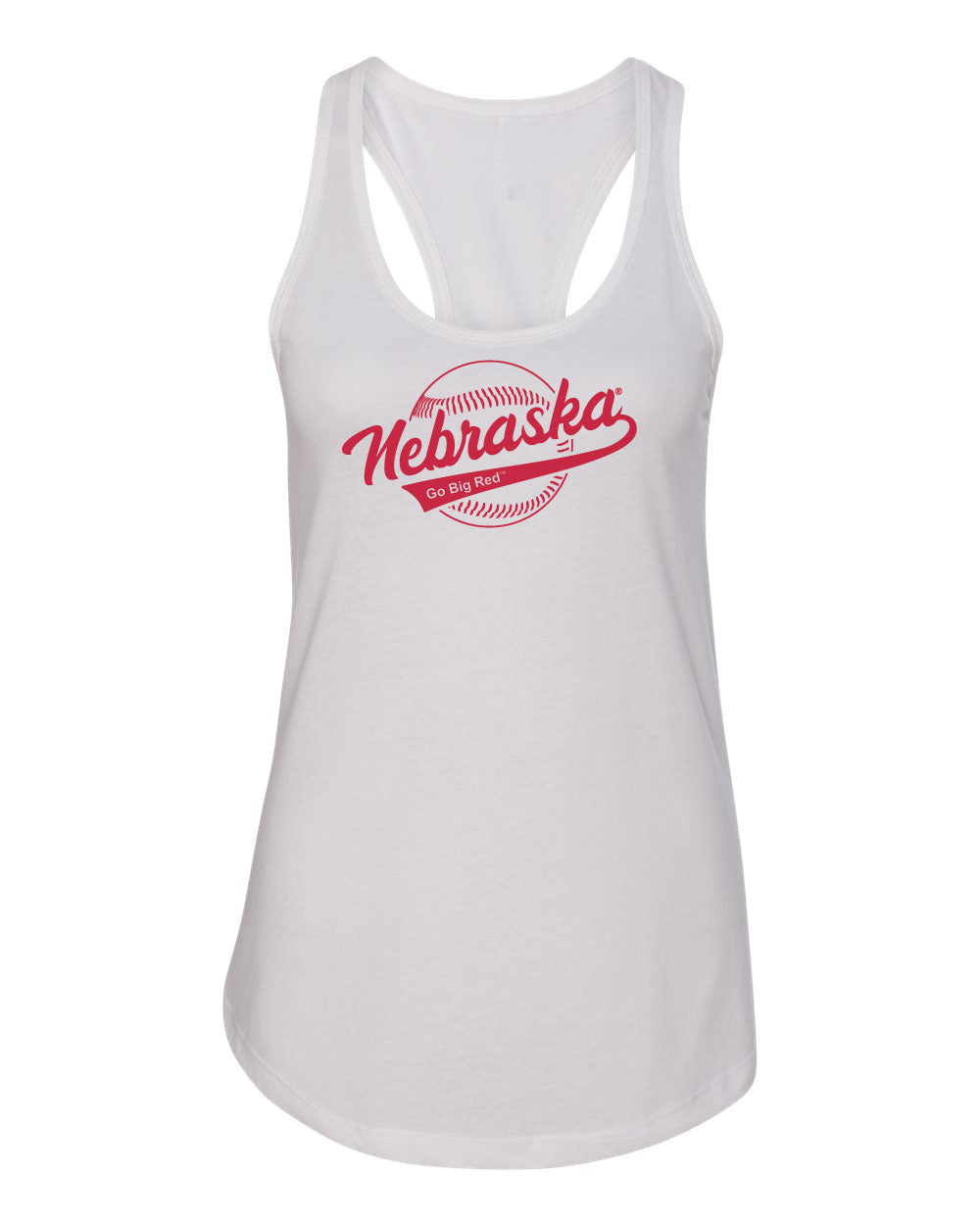 Women's Nebraska Huskers Tank Top - Script Nebraska Baseball