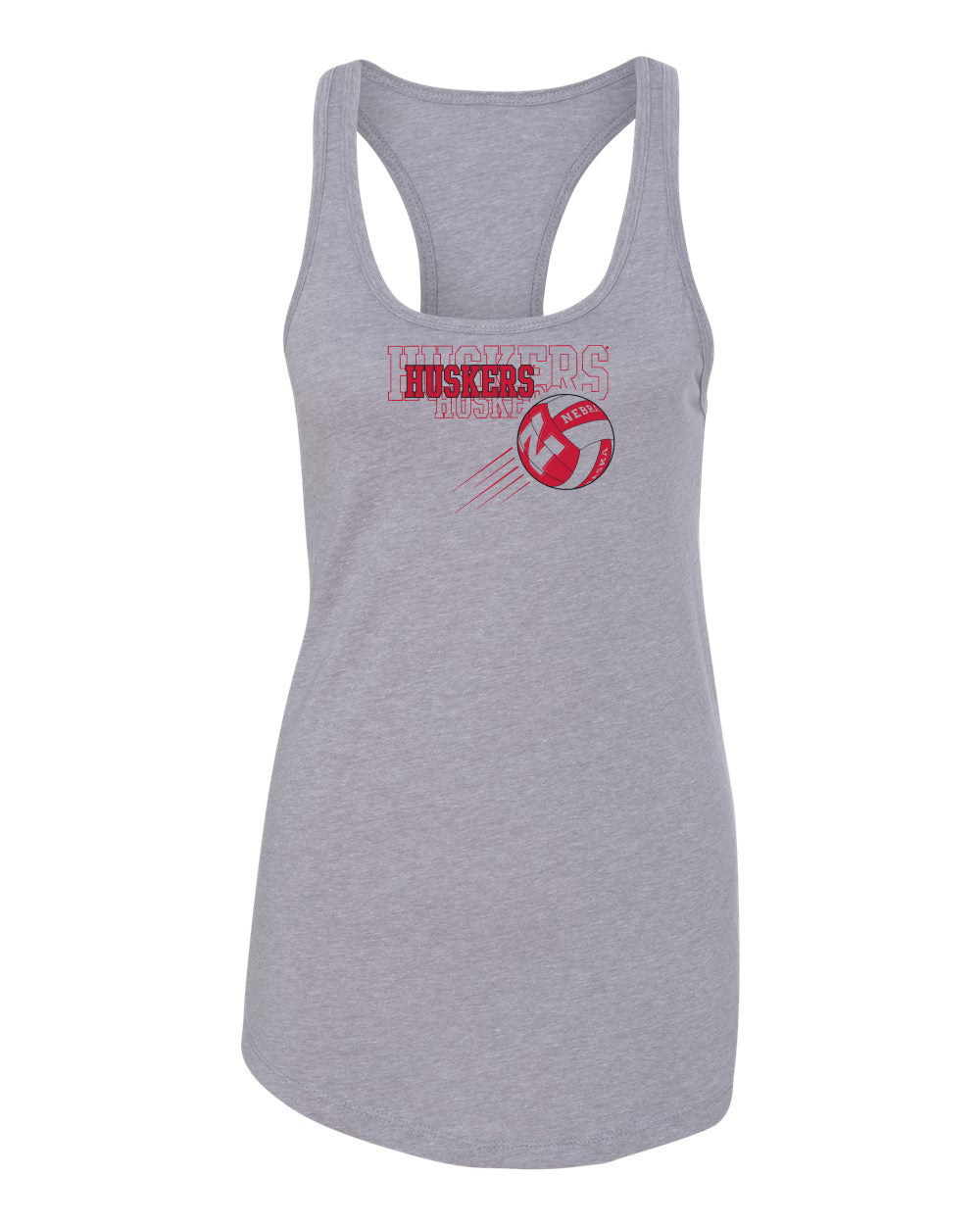 Women's Nebraska Huskers Tank Top - Nebraska Volleyball Huskers Times 3