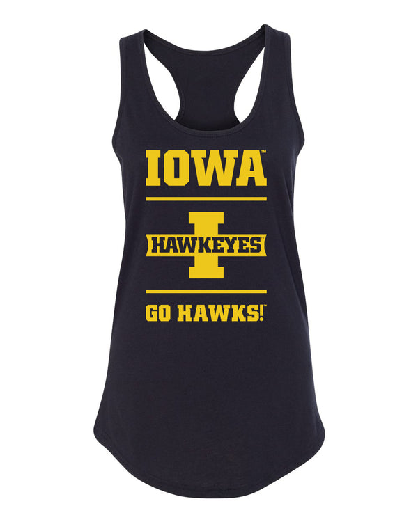 Women's Iowa Hawkeyes Tank Top - Iowa Hawkeyes - Go Hawks