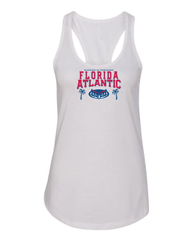 Women's Florida Atlantic Owls Tank Top - FAU Logo Winning in Paradise