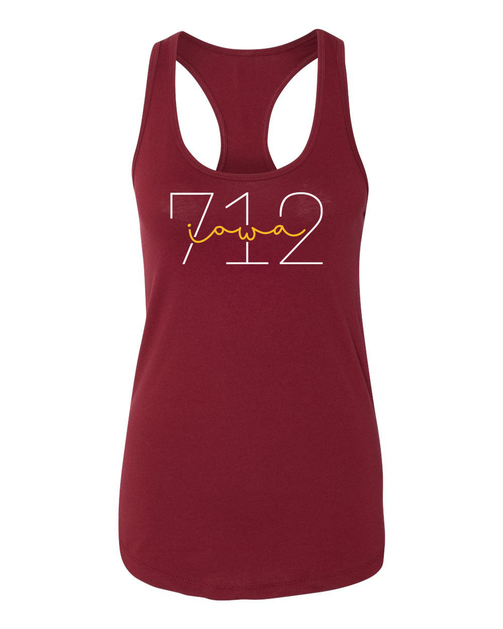 Women's Iowa State Cyclones Tank Top - 712 Area Code