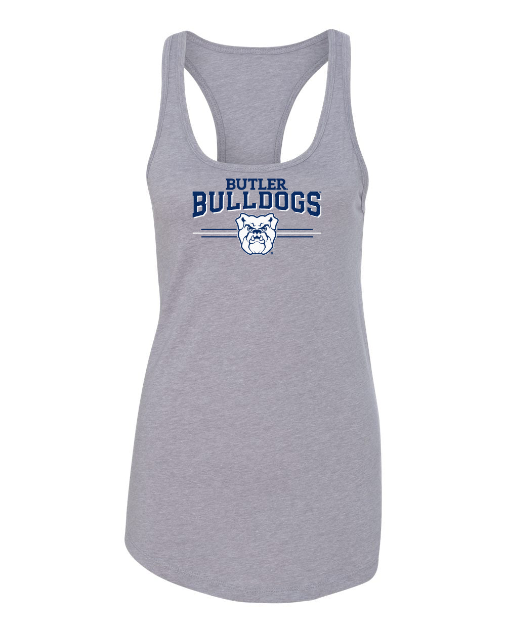 Women's Butler Bulldogs Tank Top - Bulldogs 3 Stripe Primary Logo