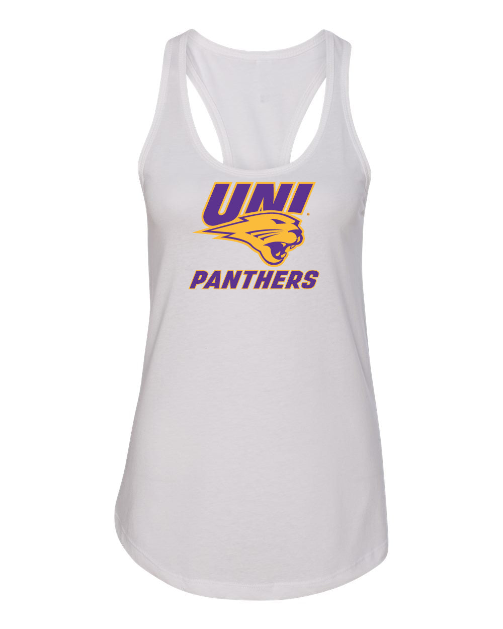 Women's Northern Iowa Panthers Tank Top - Purple and Gold Primary Logo