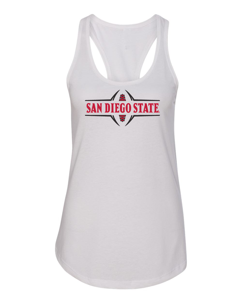Women's San Diego State Aztecs Tank Top - Football Laces