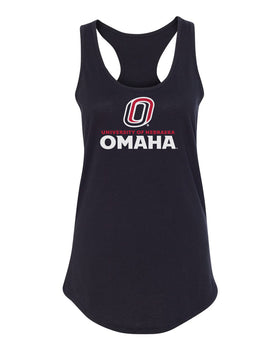 Women's Omaha Mavericks Tank Top - University of Nebraska Omaha with Primary Logo on Black